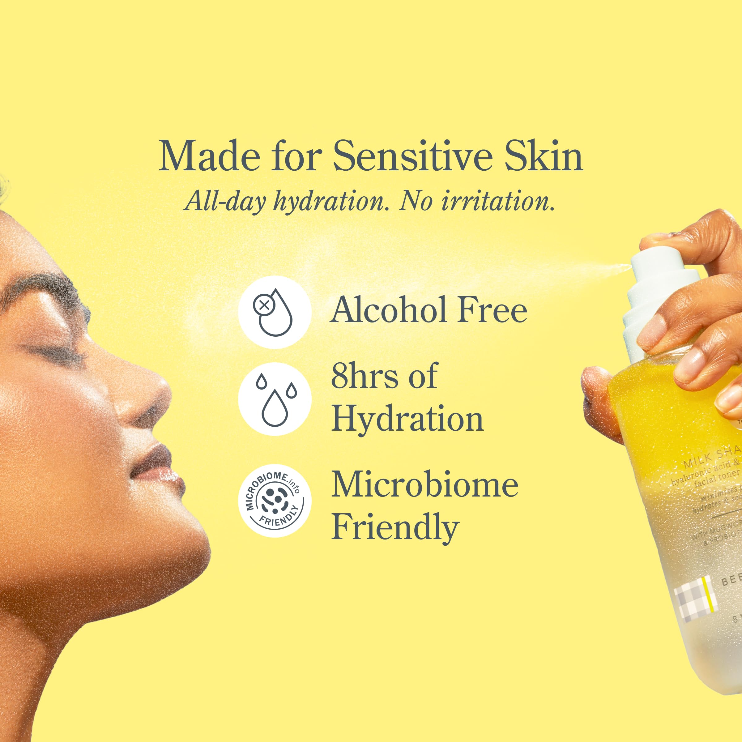Fragrance-free formula designed to minimize irritation during daily use.