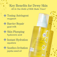 Goat milk and hyaluronic acid blend included in the formula.