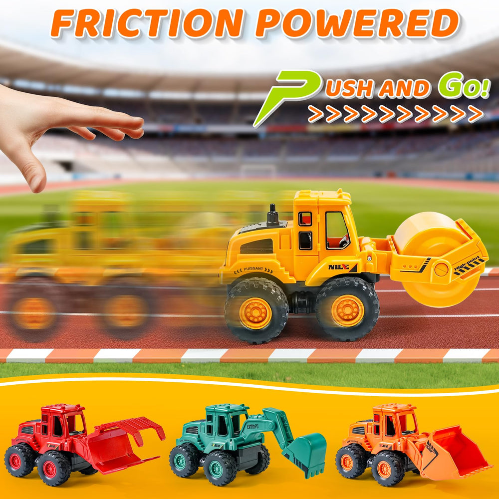 Beestech bulldozer toy in bright colors, ideal for imaginative construction play.