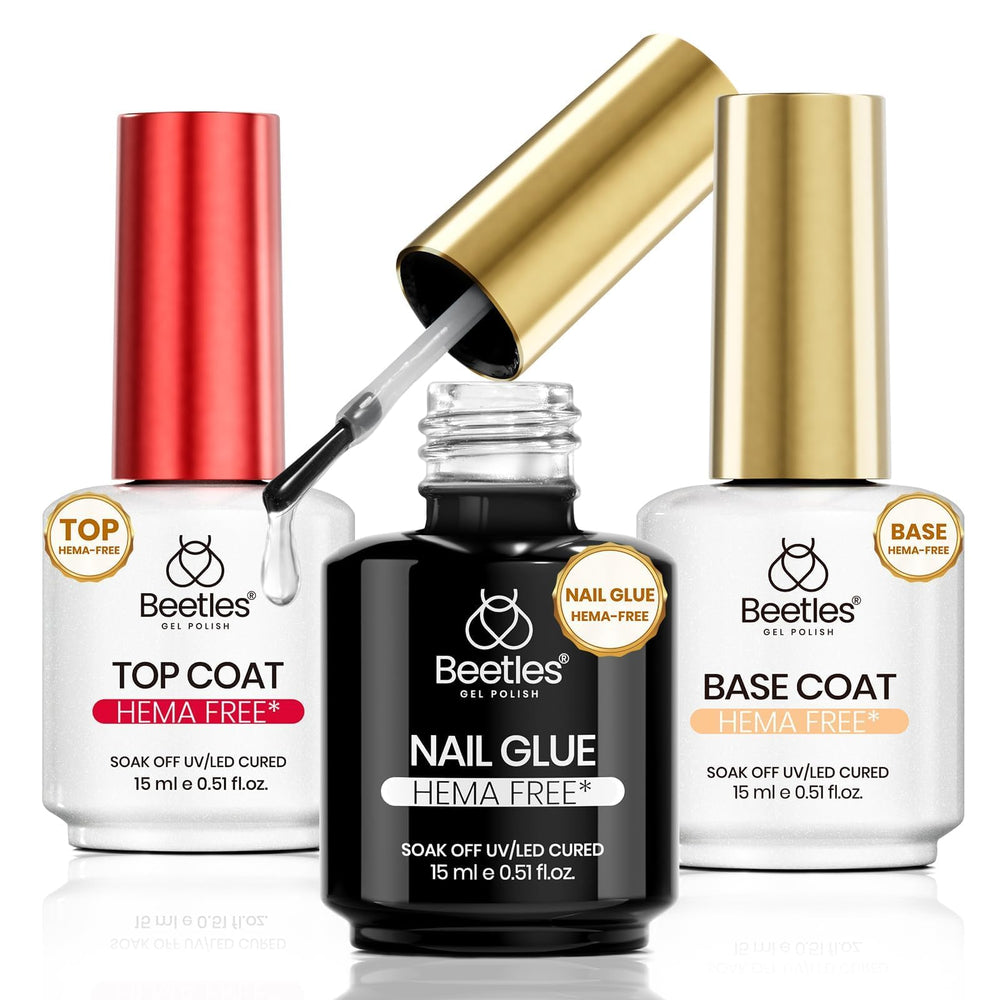 Beetles Gel Polish base coat bottle close-up for smooth adhesion
