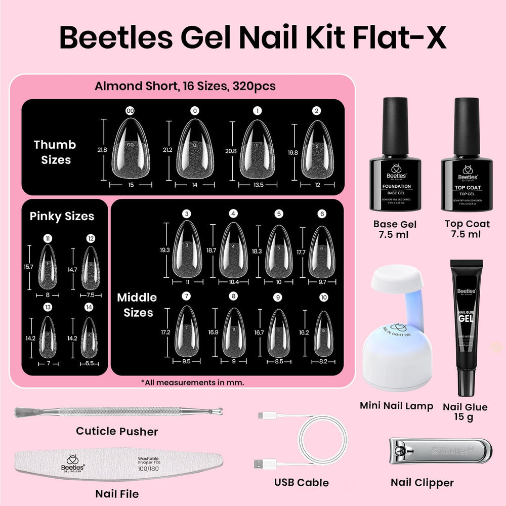 Beetles Base Gel 7.5ml for durable shine and smooth nail prep.