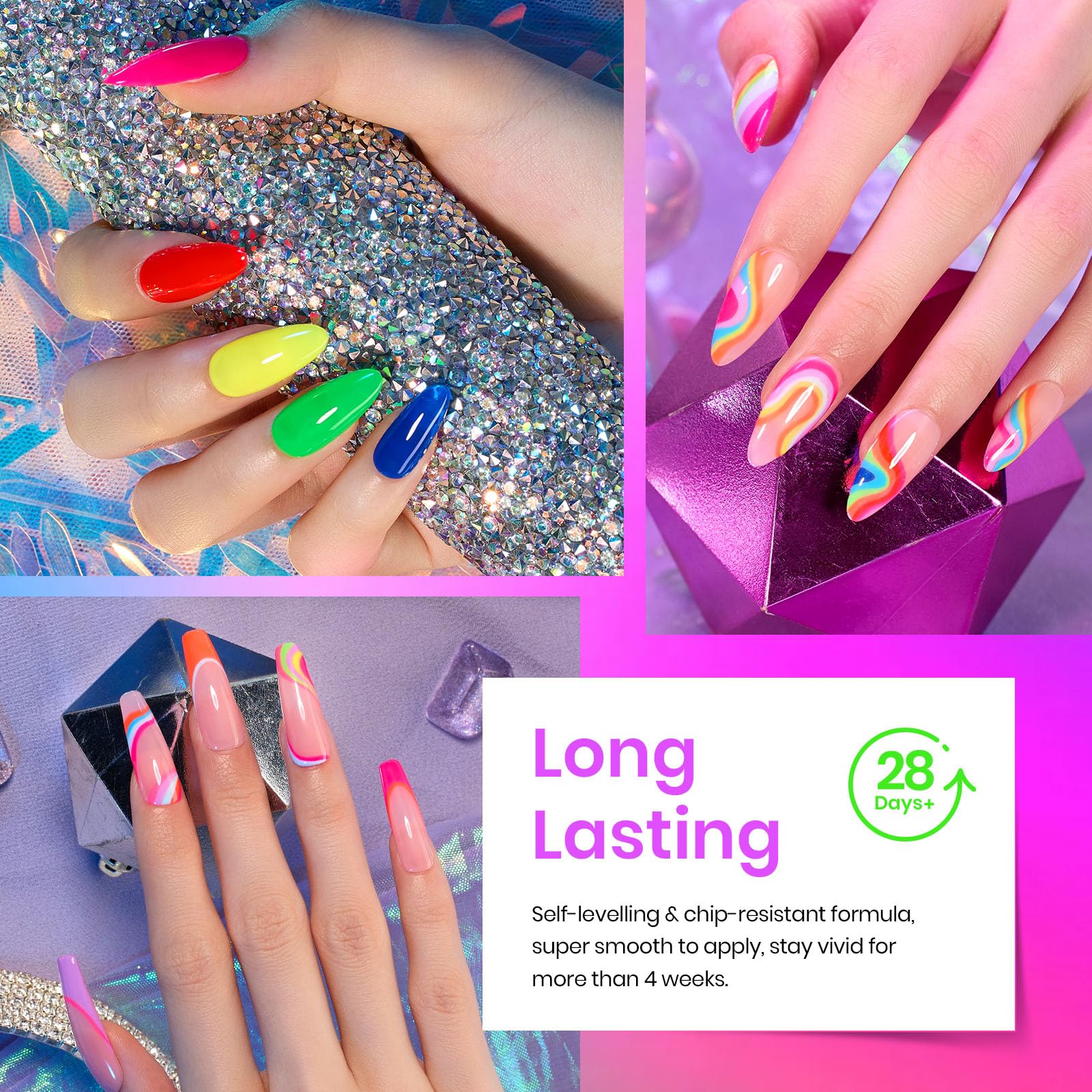 Beetles base and top coat bottles complete the manicure kit.