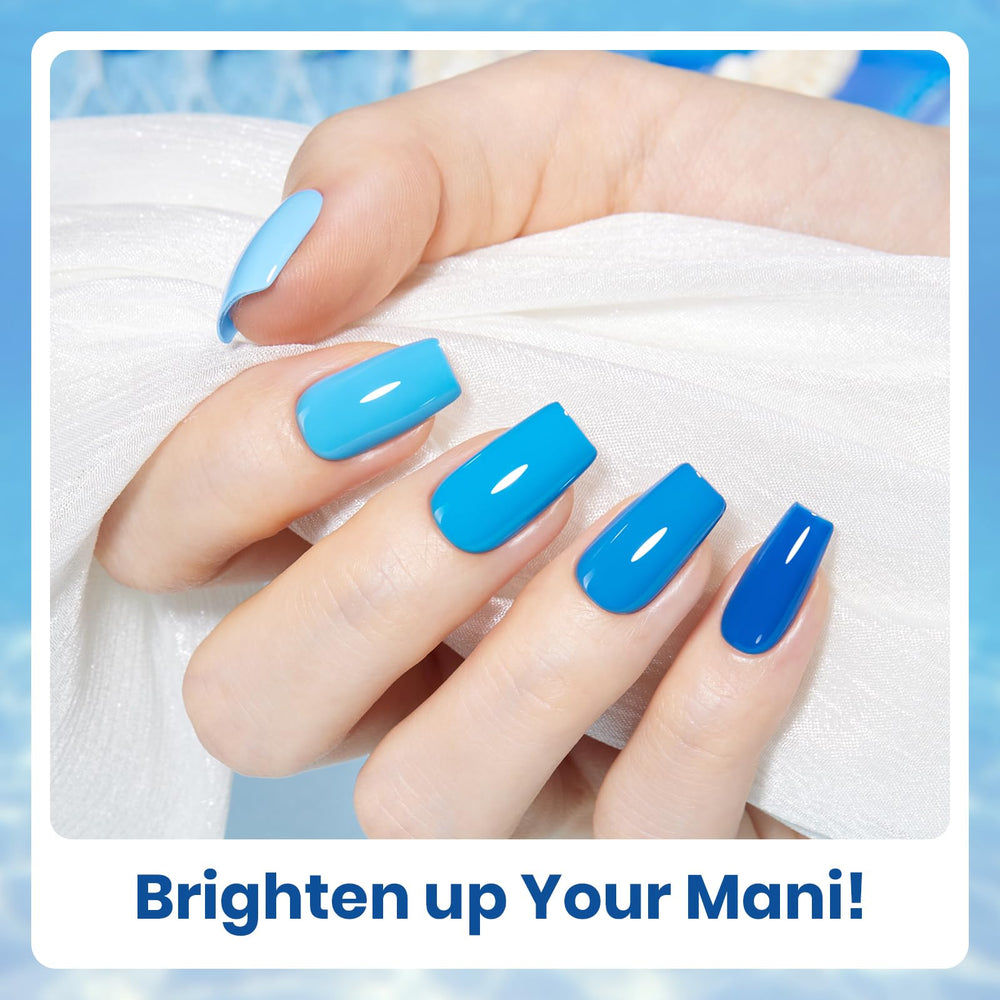 Beetles f982 shade delivers chic nautical accents on nails.