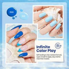 Beetles f983 shade adds deeper ocean drama with a subtle gloss.
