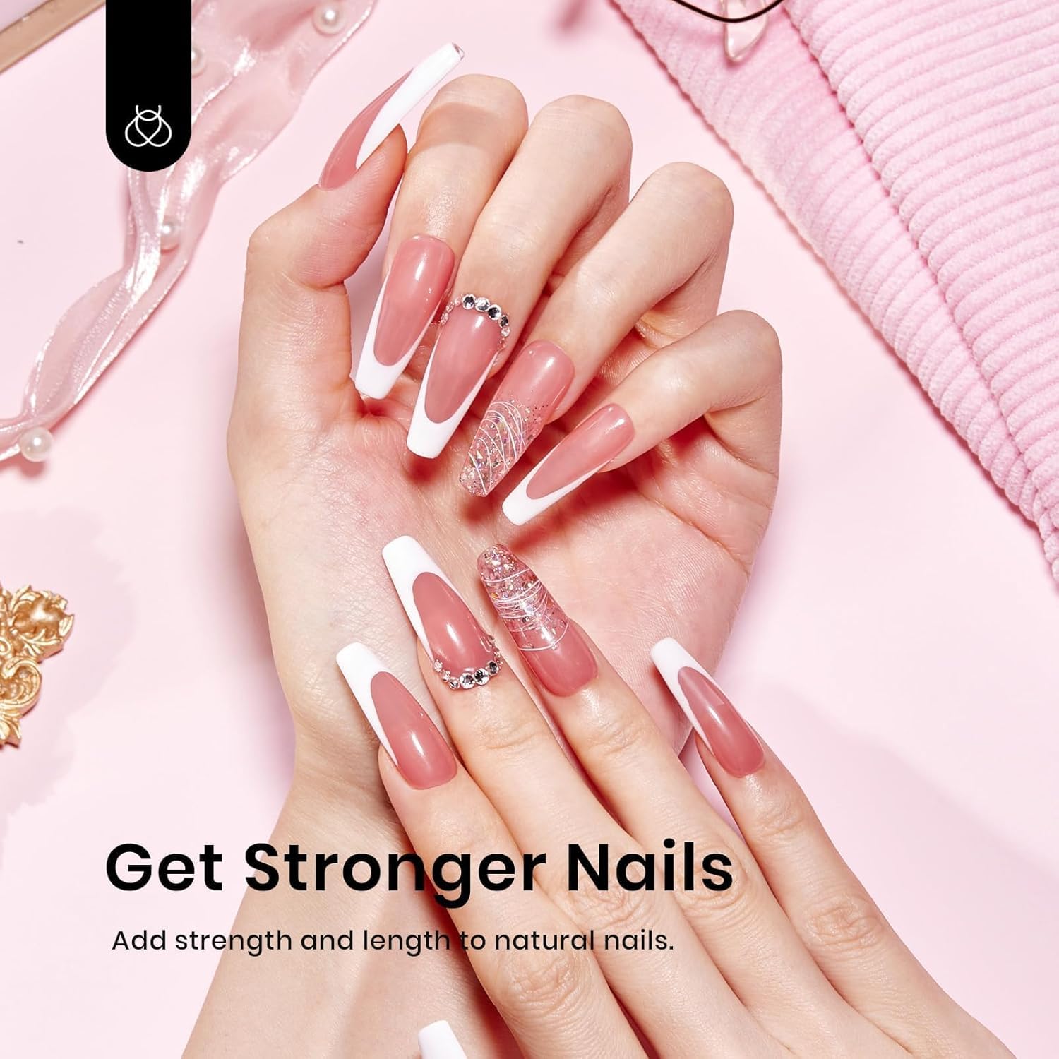 Beetles Builder Gel Set 8‑in‑1 uses including color and length extension