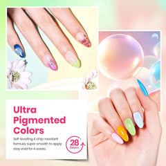 Beetles Gel Polish base and top coats kit for durable at-home nails