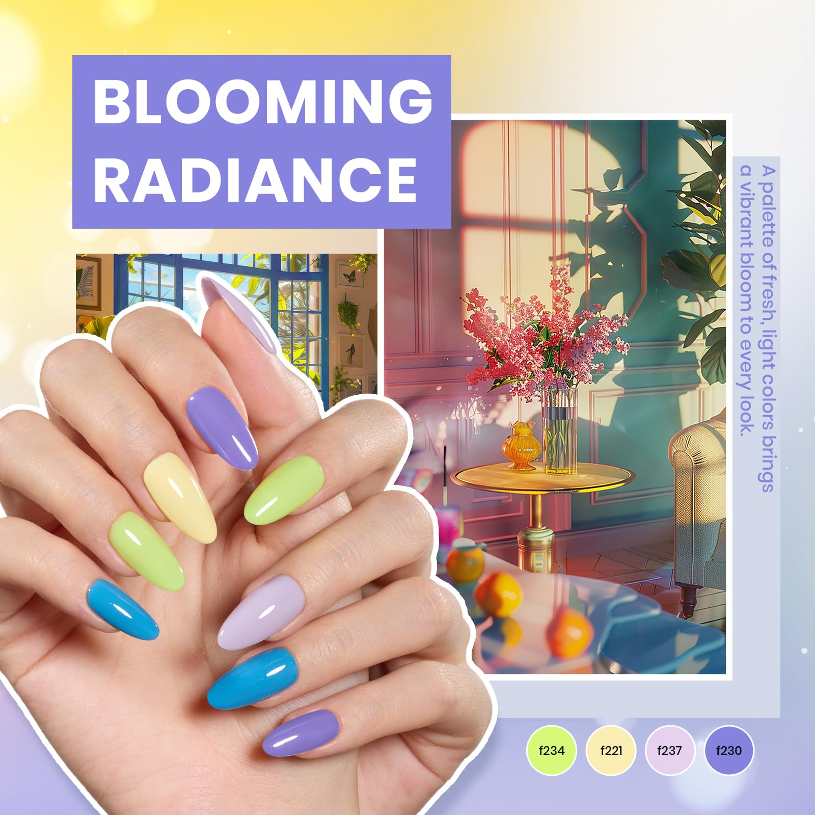 Beetles 55-color gel polish collection for diverse nail looks.