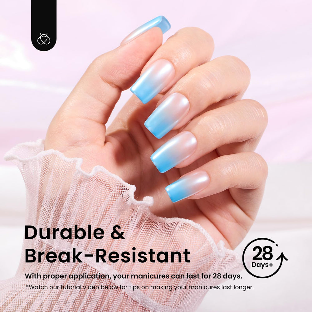 Beetles Gel Nail Tips Etch-X bundle for salon-like results at home