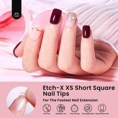 Beetles Gel Nail Tips high-quality acrylic deliver a sturdy, long-lasting look.
