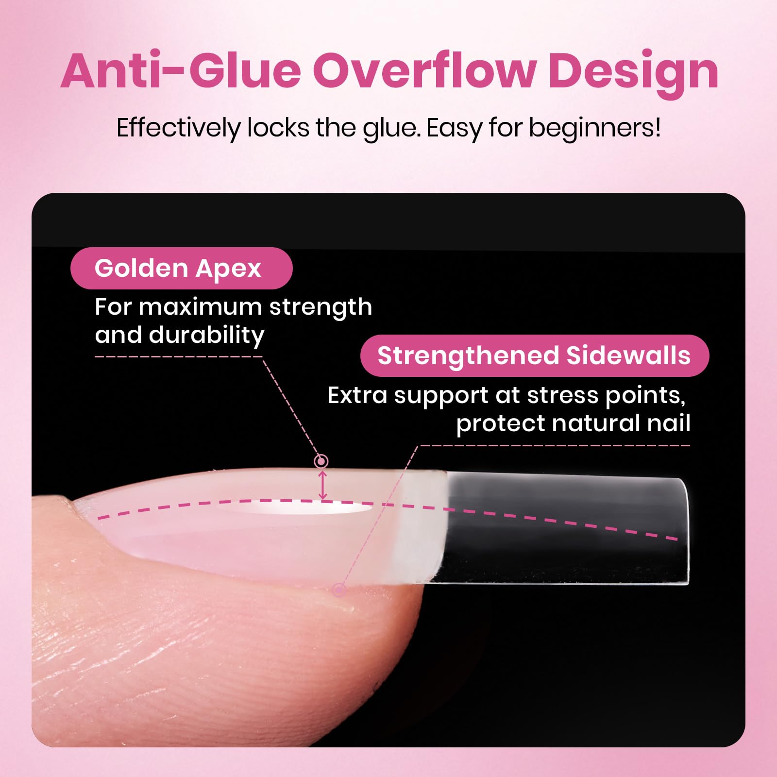 Beetles Gel Nail Tips environmental, low-odor formula for safe home use.
