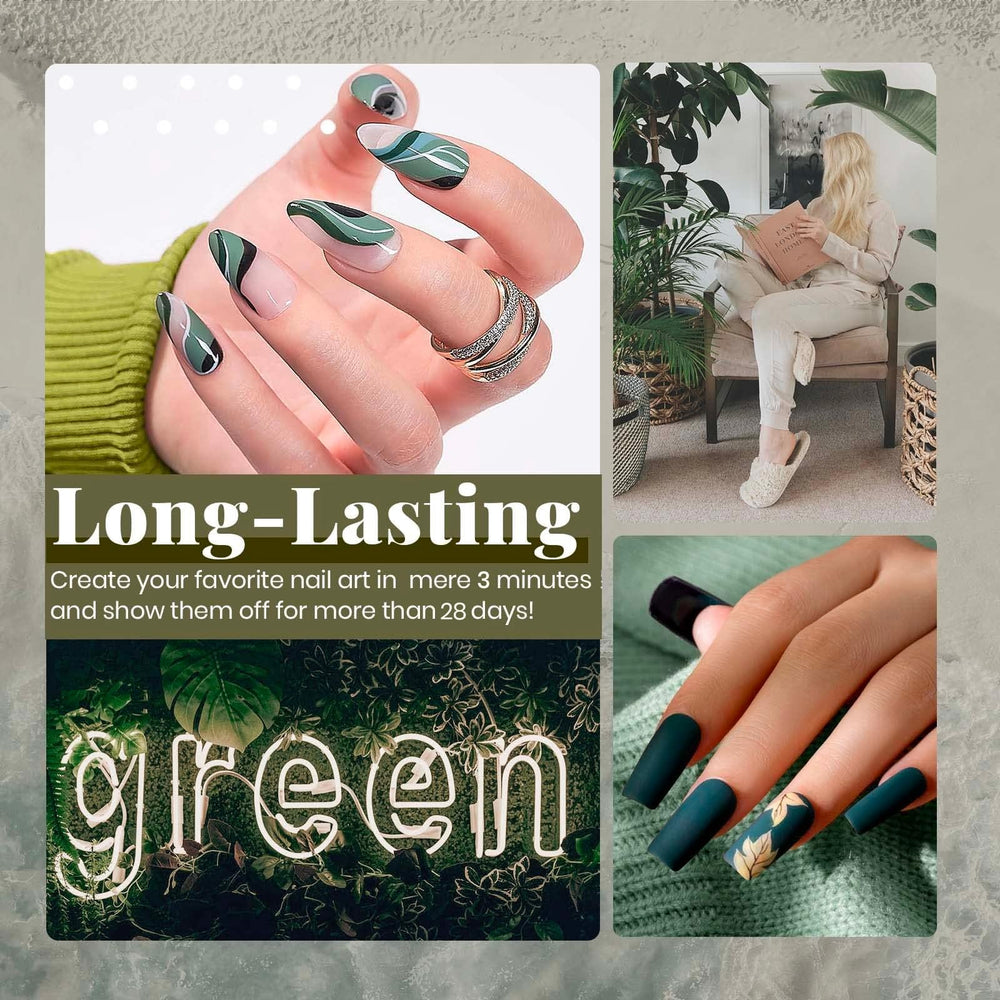 Yorktown Green close-up emphasizes durable wear potential with Beetles gel polish