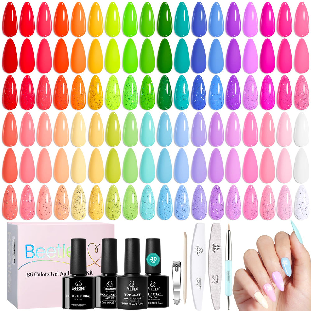 Beetles Gift Box packaging ideal for nail art lovers