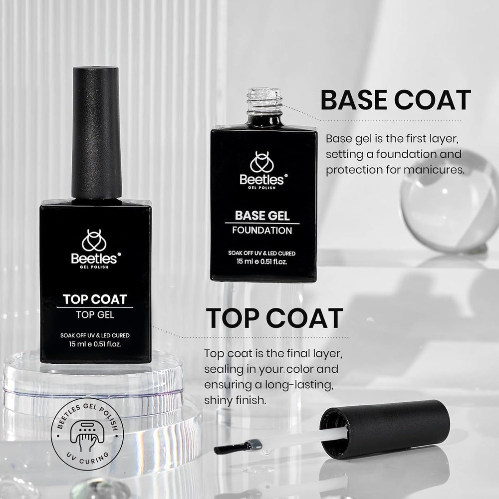 Beetles 4-Pcs-15ml Set shown, ideal nail-art starter.