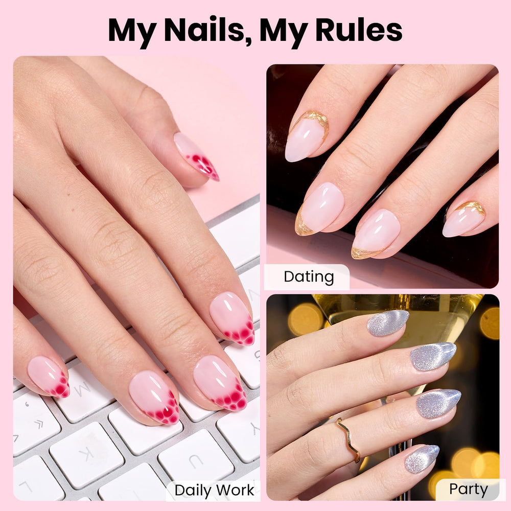 Beetles Hands-free Nail Glue Gel delivers strong adhesion for lasting nail extensions.