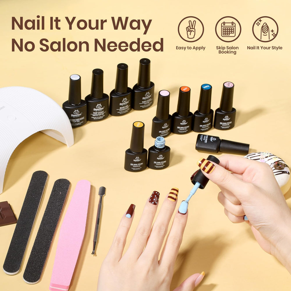 Beetles home salon gift box offering salon-quality results at home.