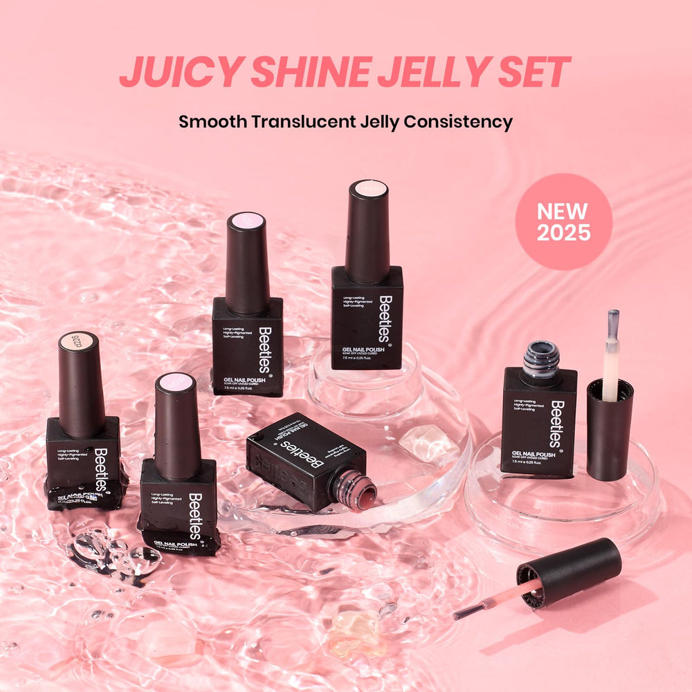 Base and top coats are required for Beetles Jelly Gel application