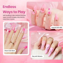 Beetles Jelly Pink Gel Polish for smooth, streak-free application