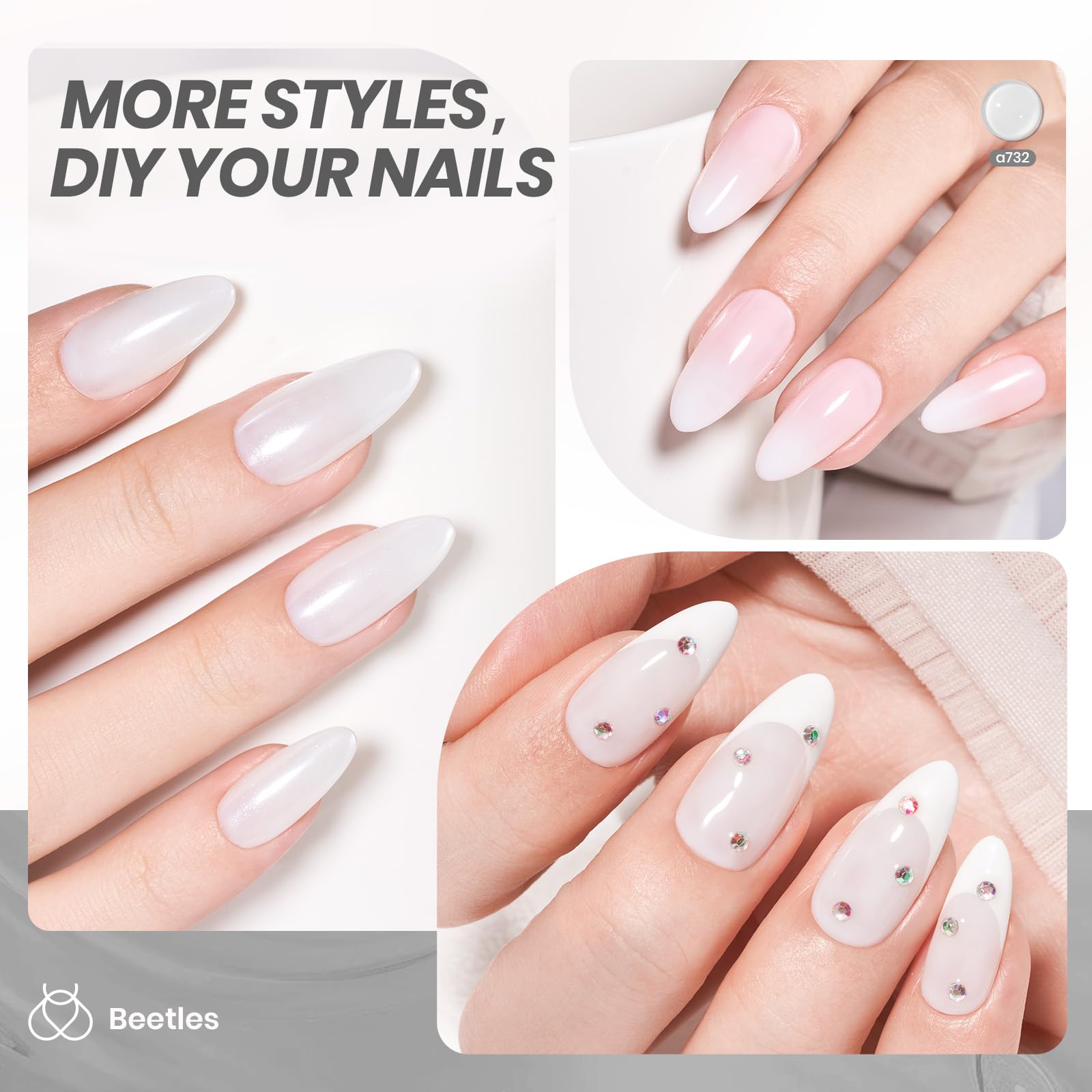 Beetles Milky White packaging presents a sleek gift-ready look.