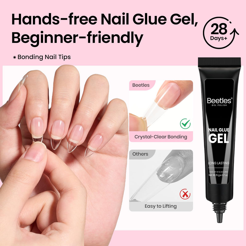 Beetles nail clipper and file set for precise shaping and edges.