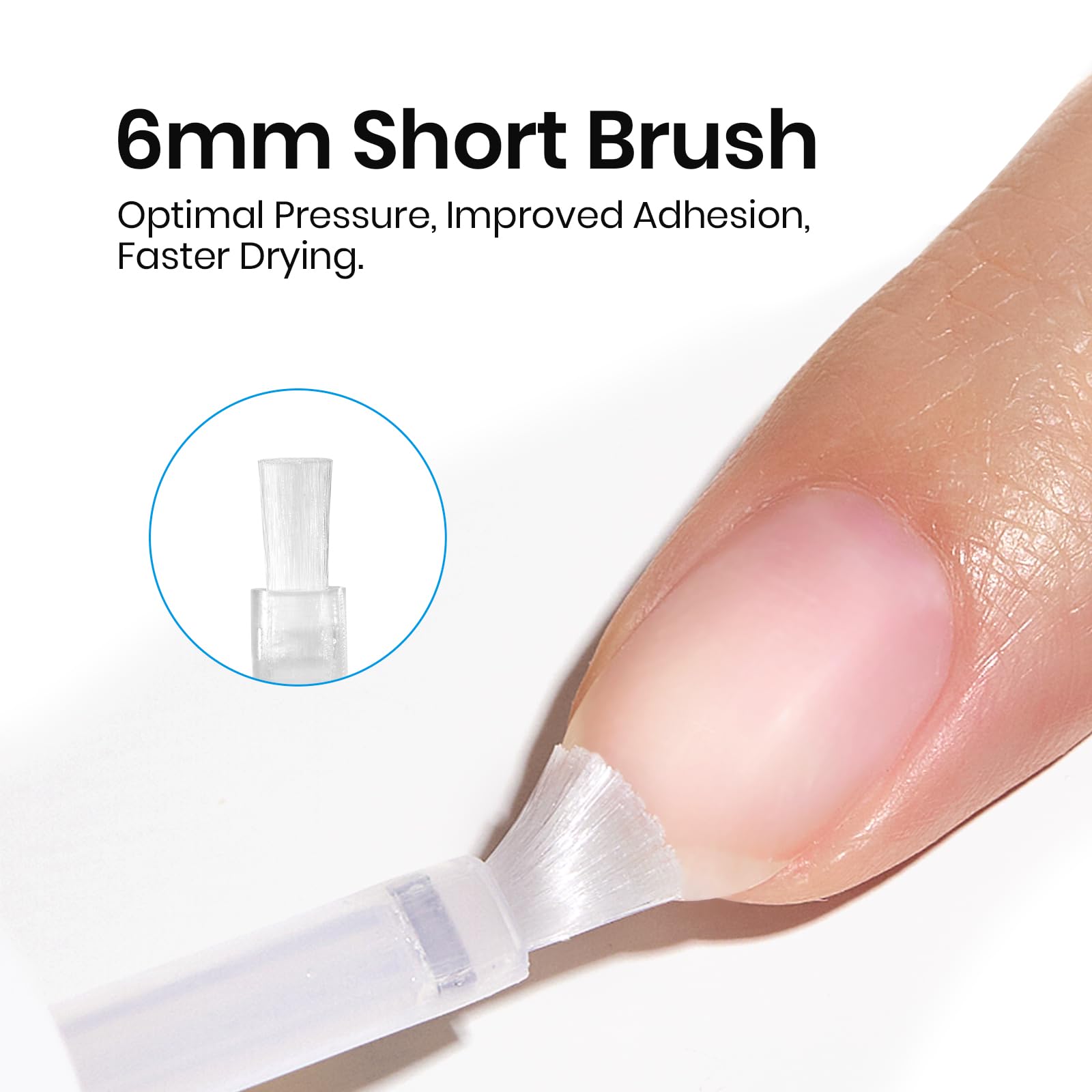 Beetles nails prep in use on natural nails for long-lasting adhesion.