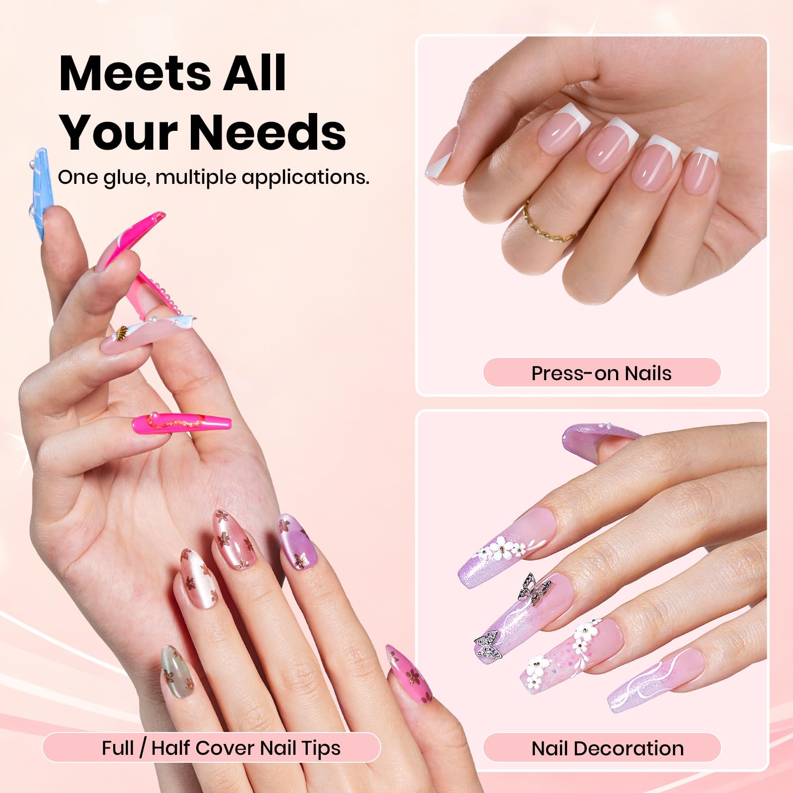 Beetles 2x10g pack provides strong hold for DIY nails.