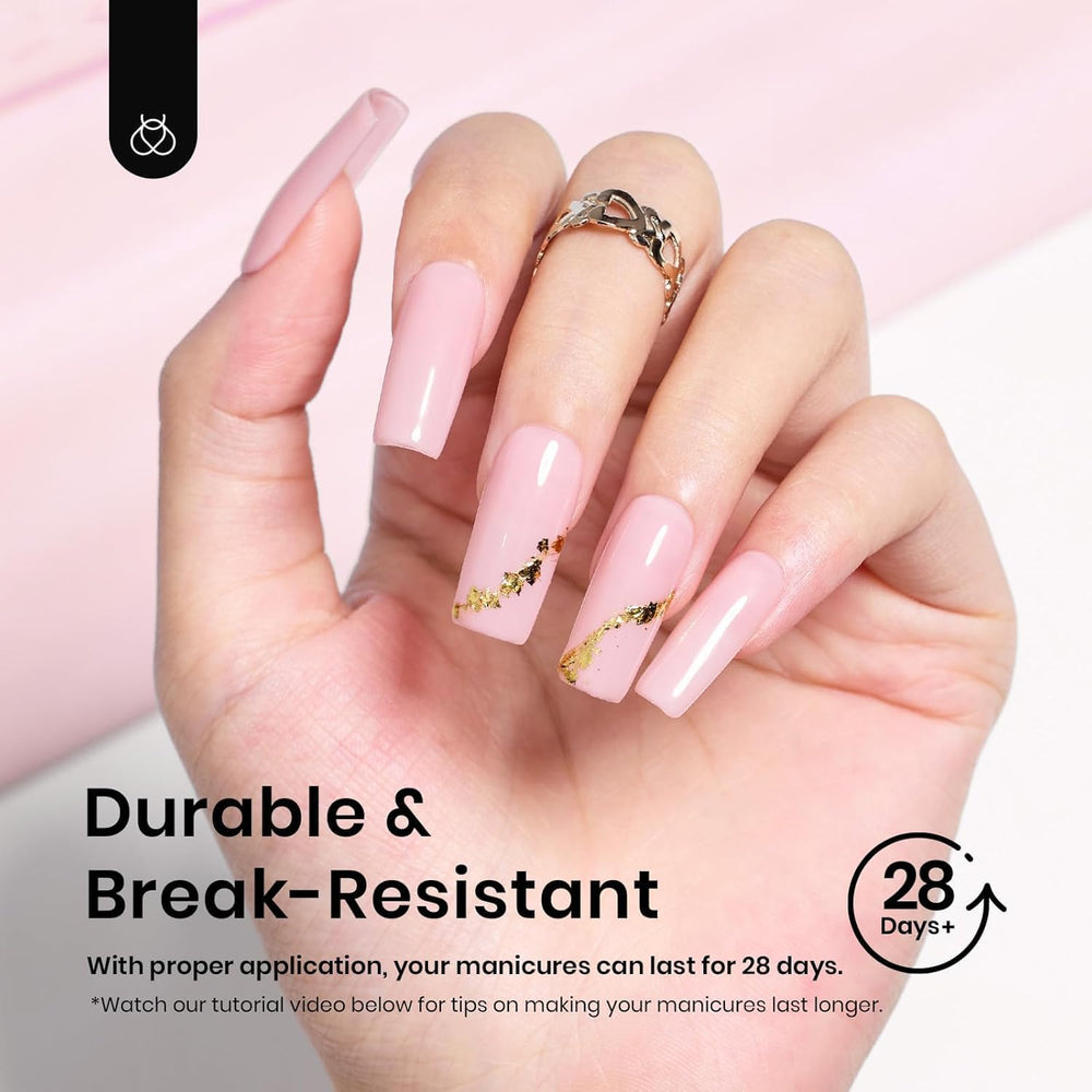 Beetles Nail Tips Durable back edge for better nail fit.
