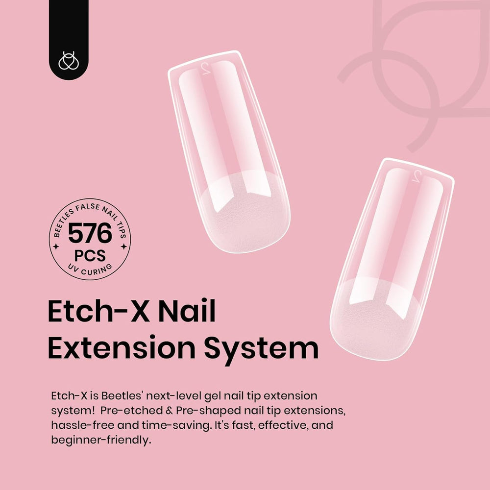 Beetles Nail Tips Easy 3-minute application for fast nails.