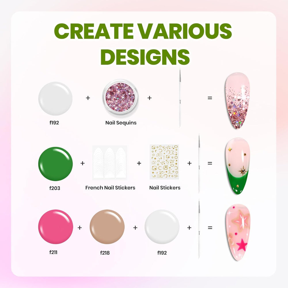Beetles nail tools set includes essentials for prep shaping and design