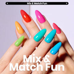 Beetles Neon sky blue polish provides bright, long-lasting gloss for nail art.