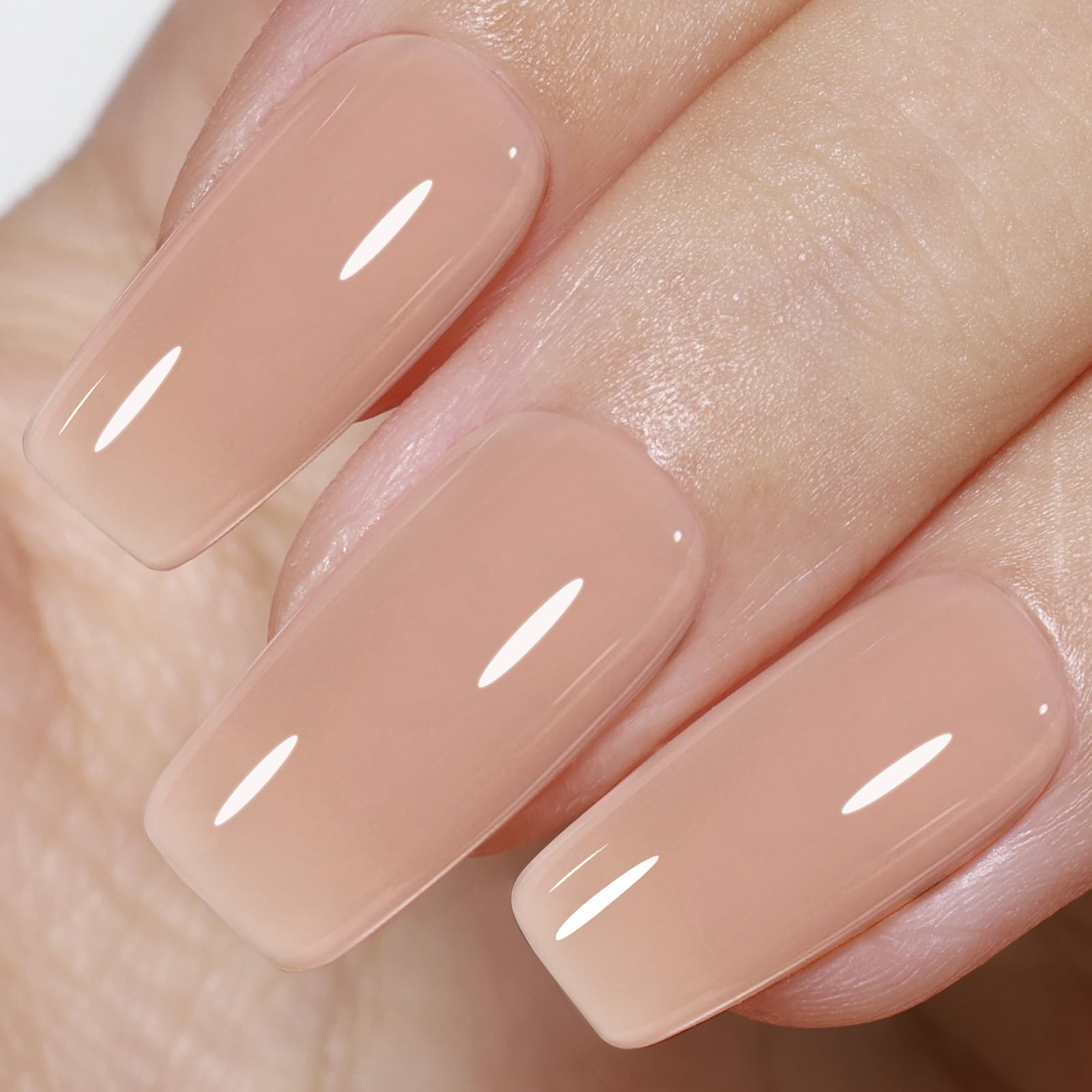 Beetles Nude Gel Polish 15ml front label identifies the nude-brown shade.