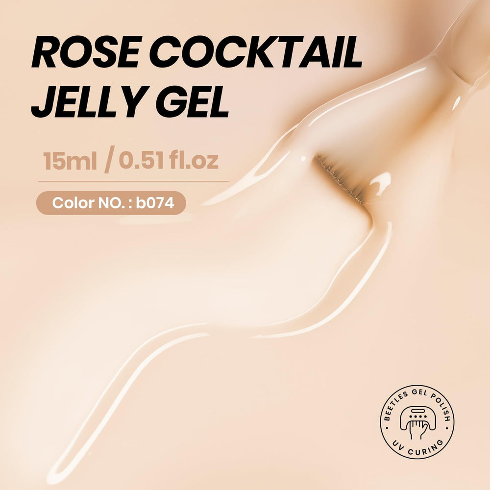Beetles Nude Gel Polish drying cure image suggests quick UV cure