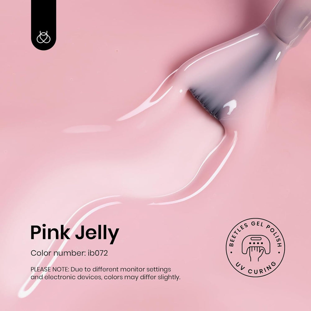 Beetles Nude Pink gel-nail-swatch showcasing versatile daily wear shade.