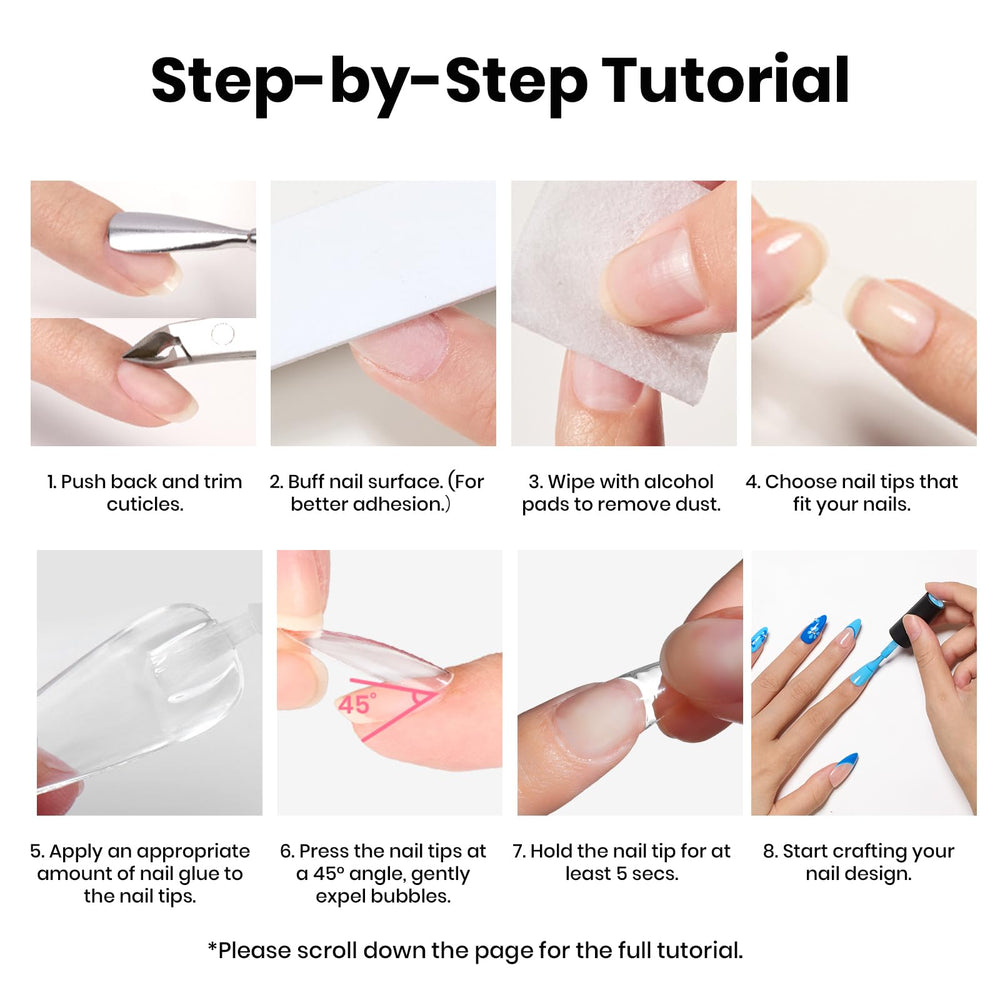 Beetles glue kit includes brush to prevent overflow during application.