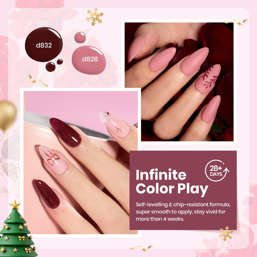 Beetles Purple Gel Polish Set, dusty lavender shade for soft, elegant manicures.