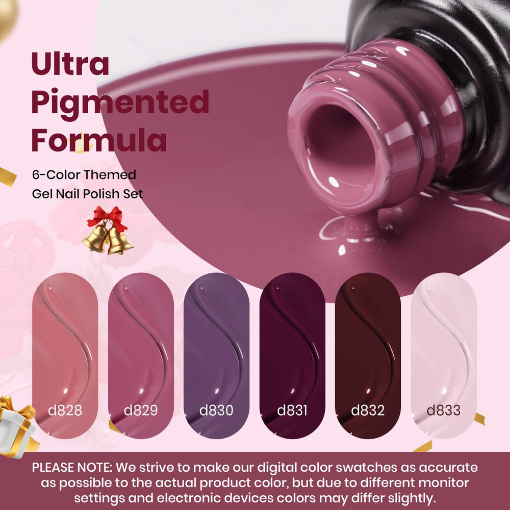 Beetles Purple Gel Polish Set, soft orchid shade with smooth application.