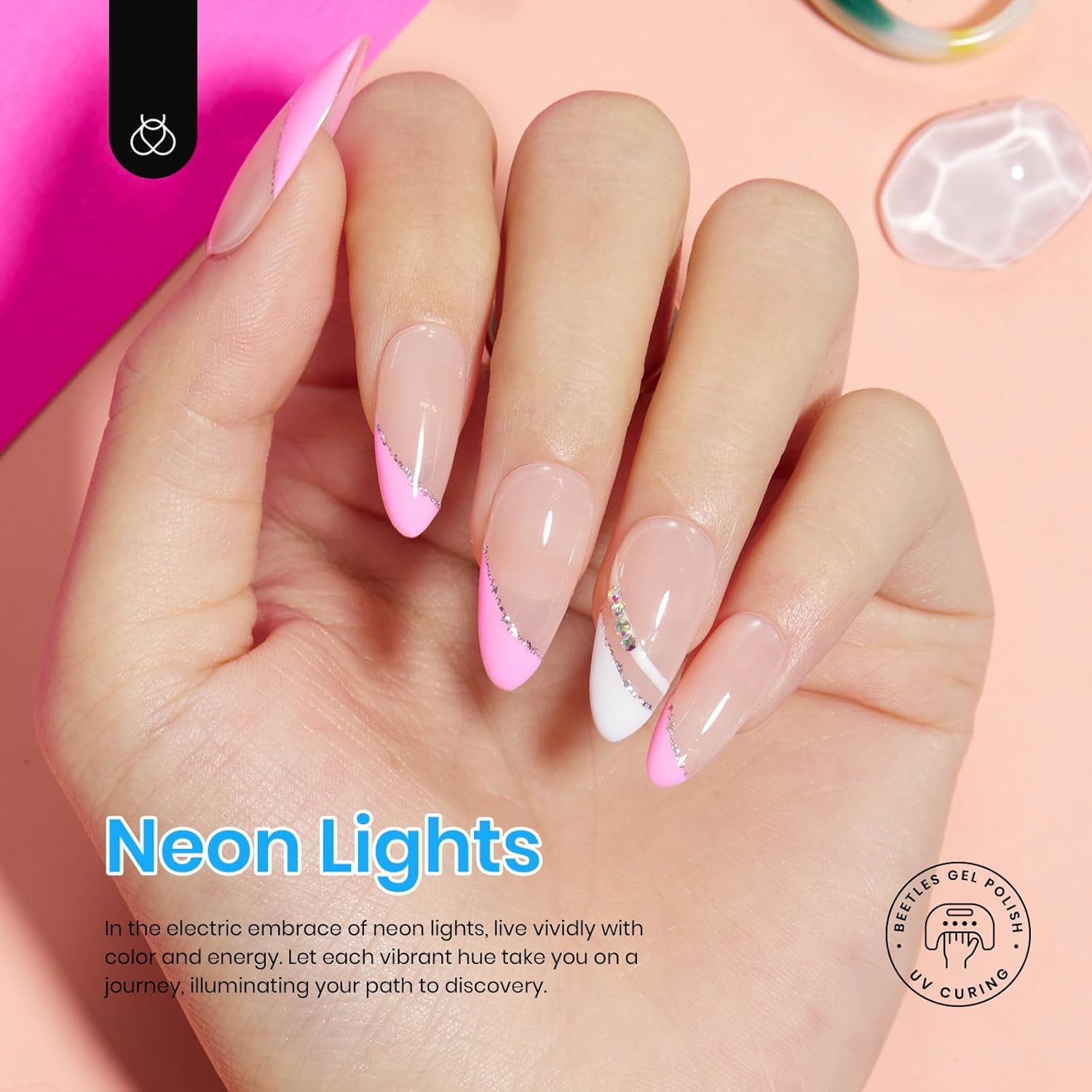 Beetles neon yellow swatch for bright sunny manicures