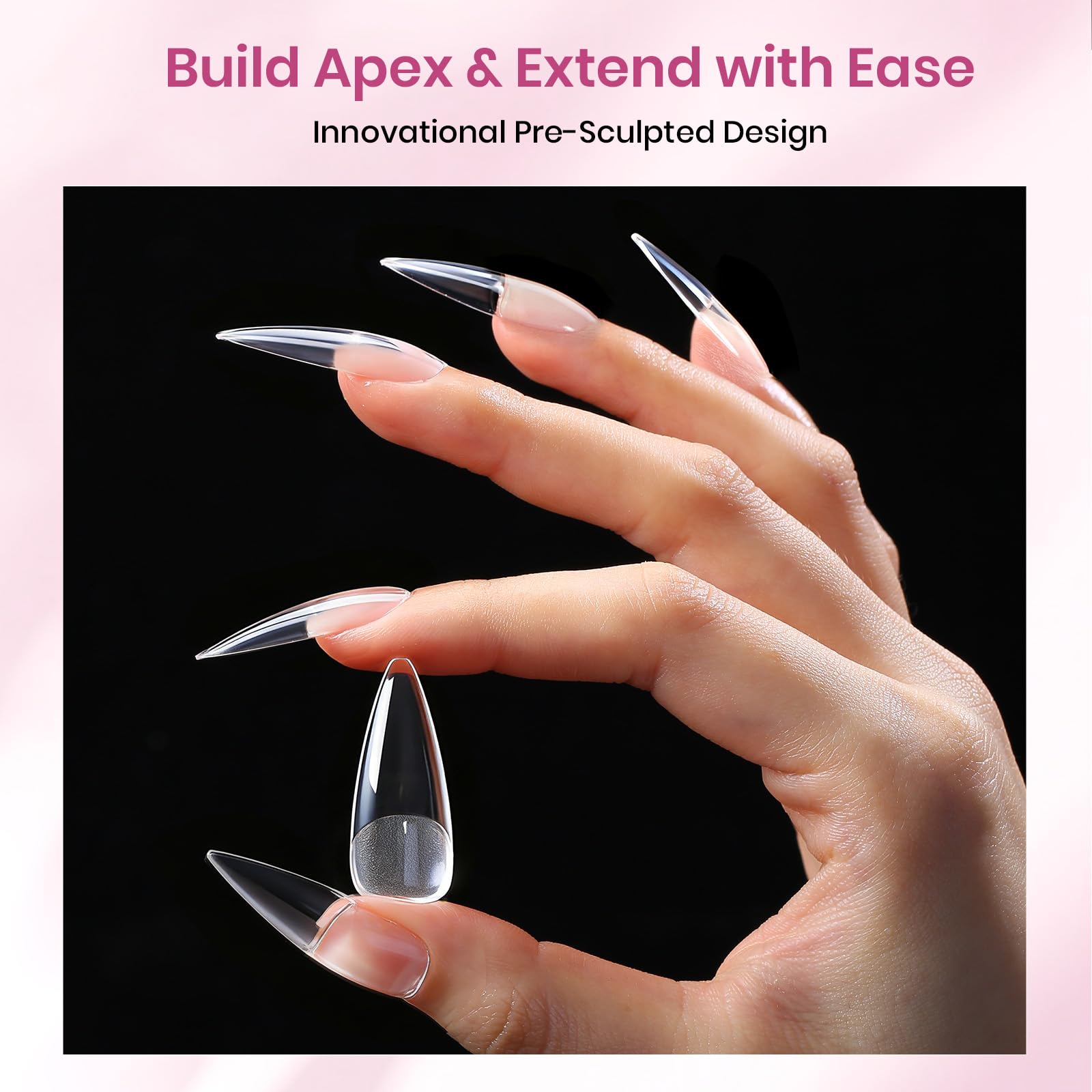 Beetles Tipex Lite 16 sizes 00–14 for precise nail fit.