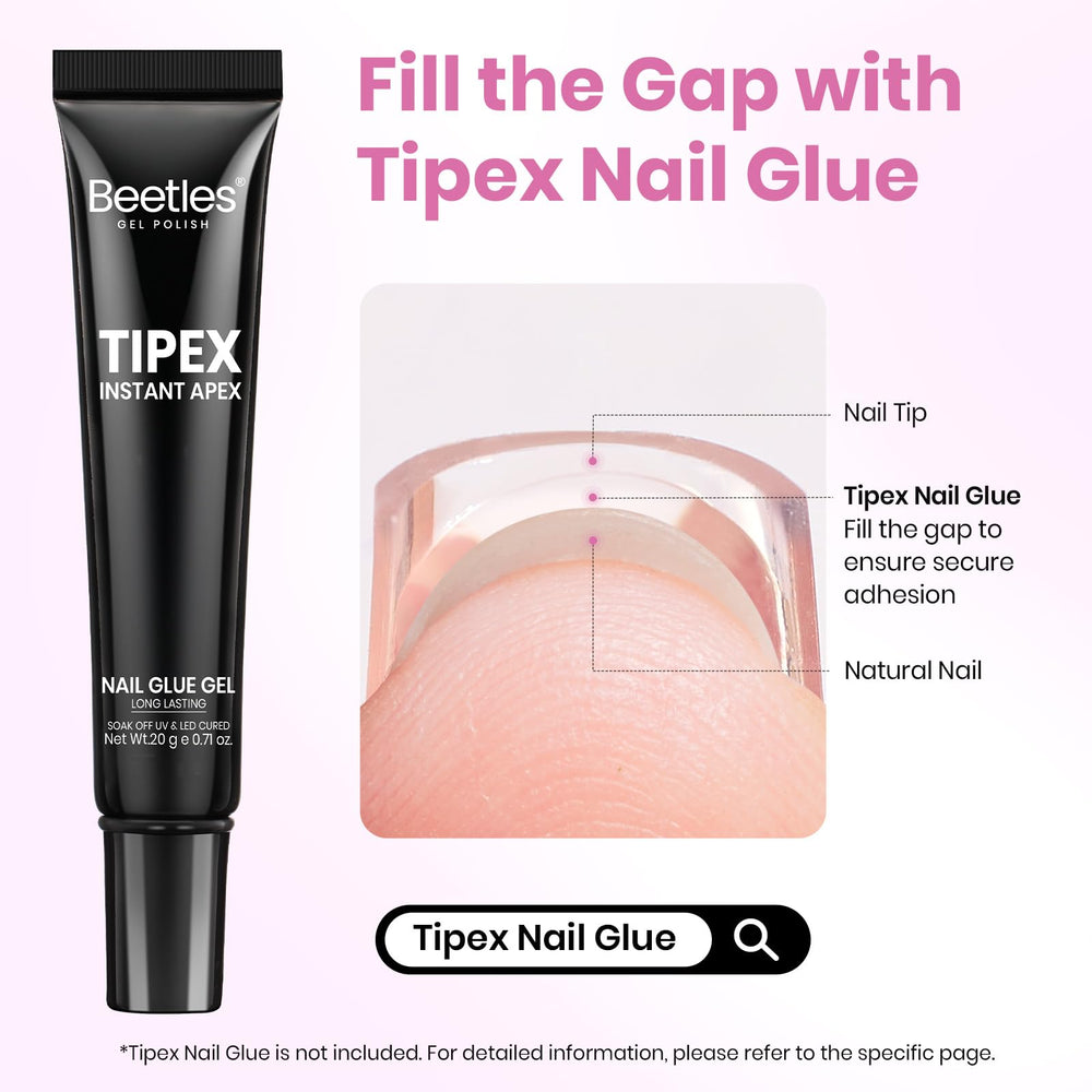 Beetles Tipex Lite at-home manicure enables professional-looking results.