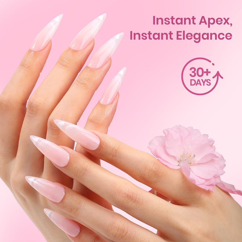 Beetles Tipex Lite long stiletto tips for DIY extensions.