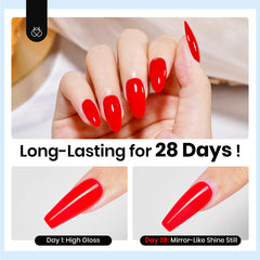 Beetles Top Coat glides on smoothly for DIY nails