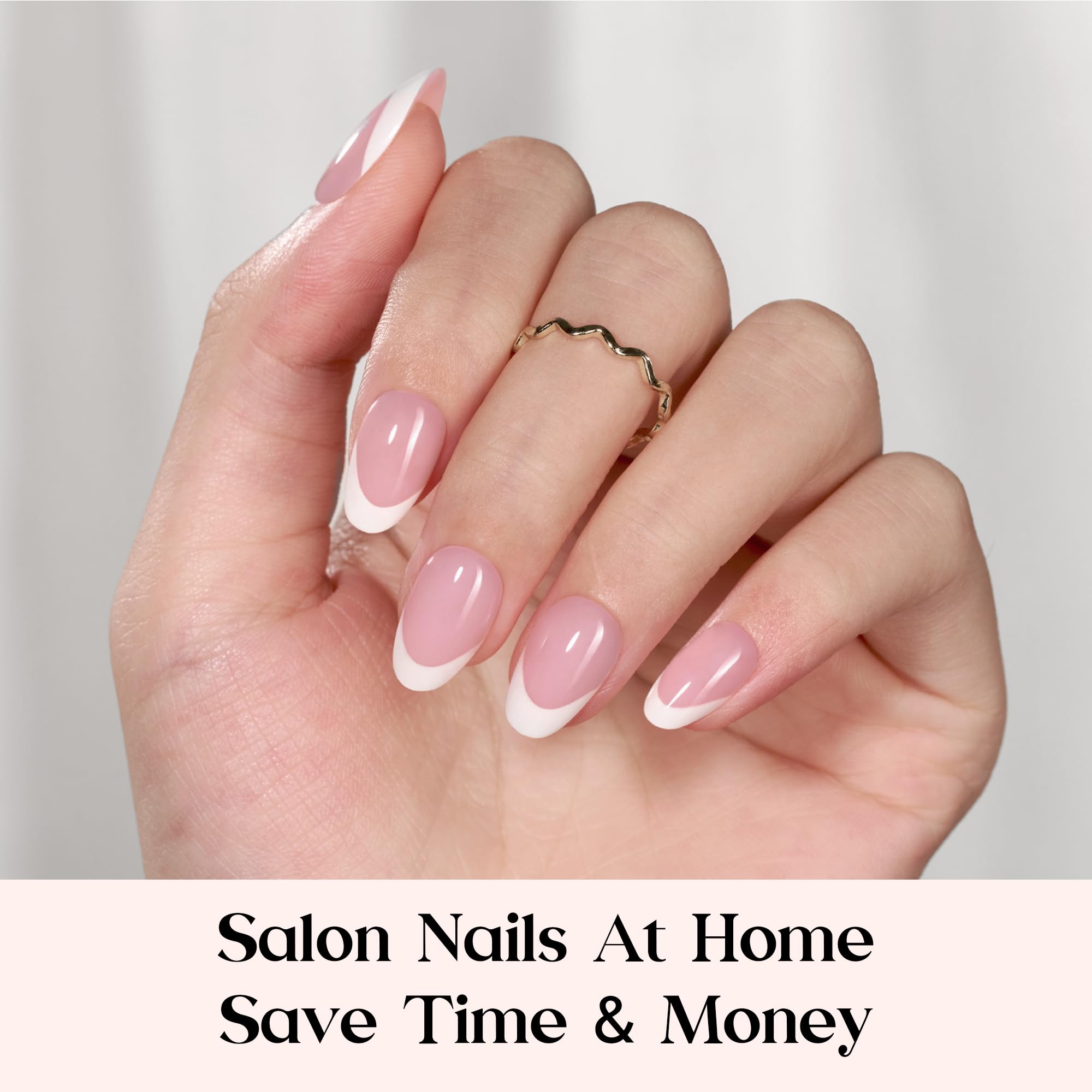 210-nail kit in 15 sizes for a precise hand fit