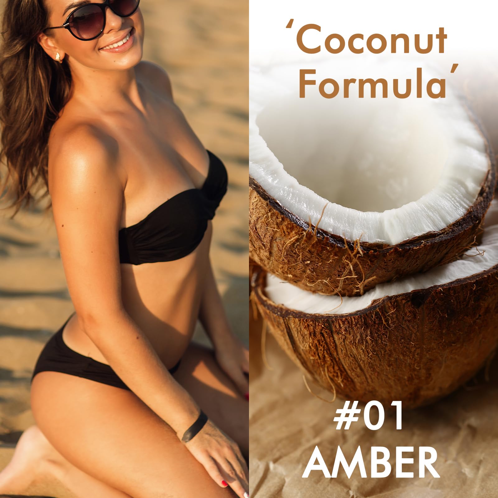 BEFIVECOK natural oils nourish skin with coconut and avocado