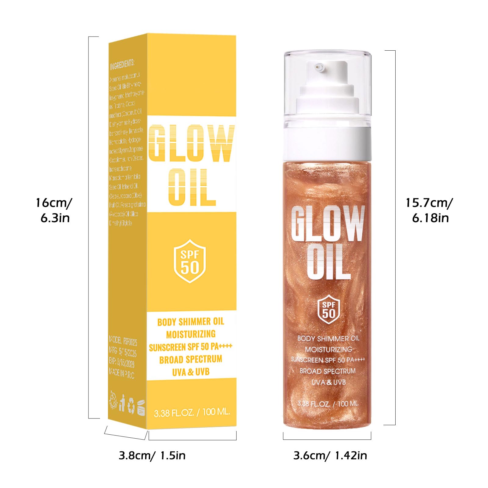 BEFIVECOK Rose Gold packaging glow for a warm, radiant look.