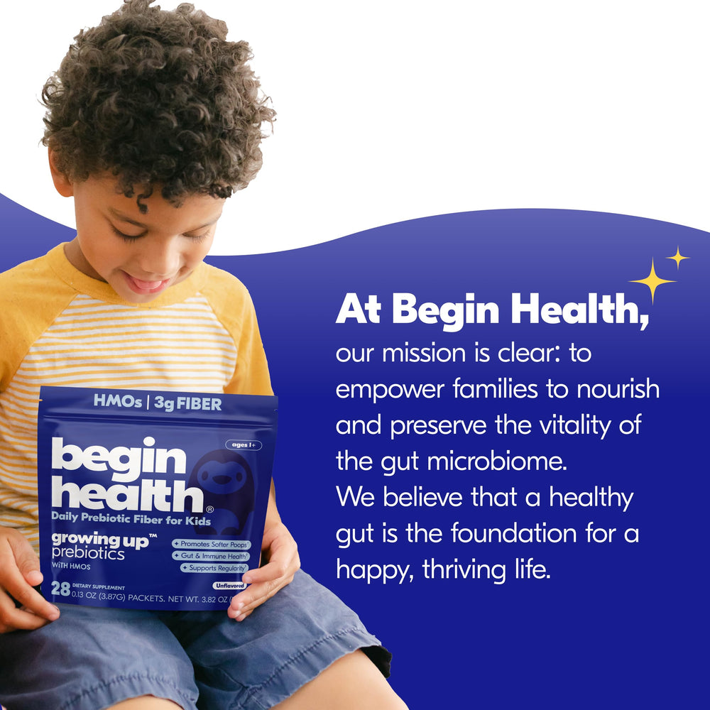 Pediatrician-approved, gentle daily prebiotic designed for kids 1 year and older