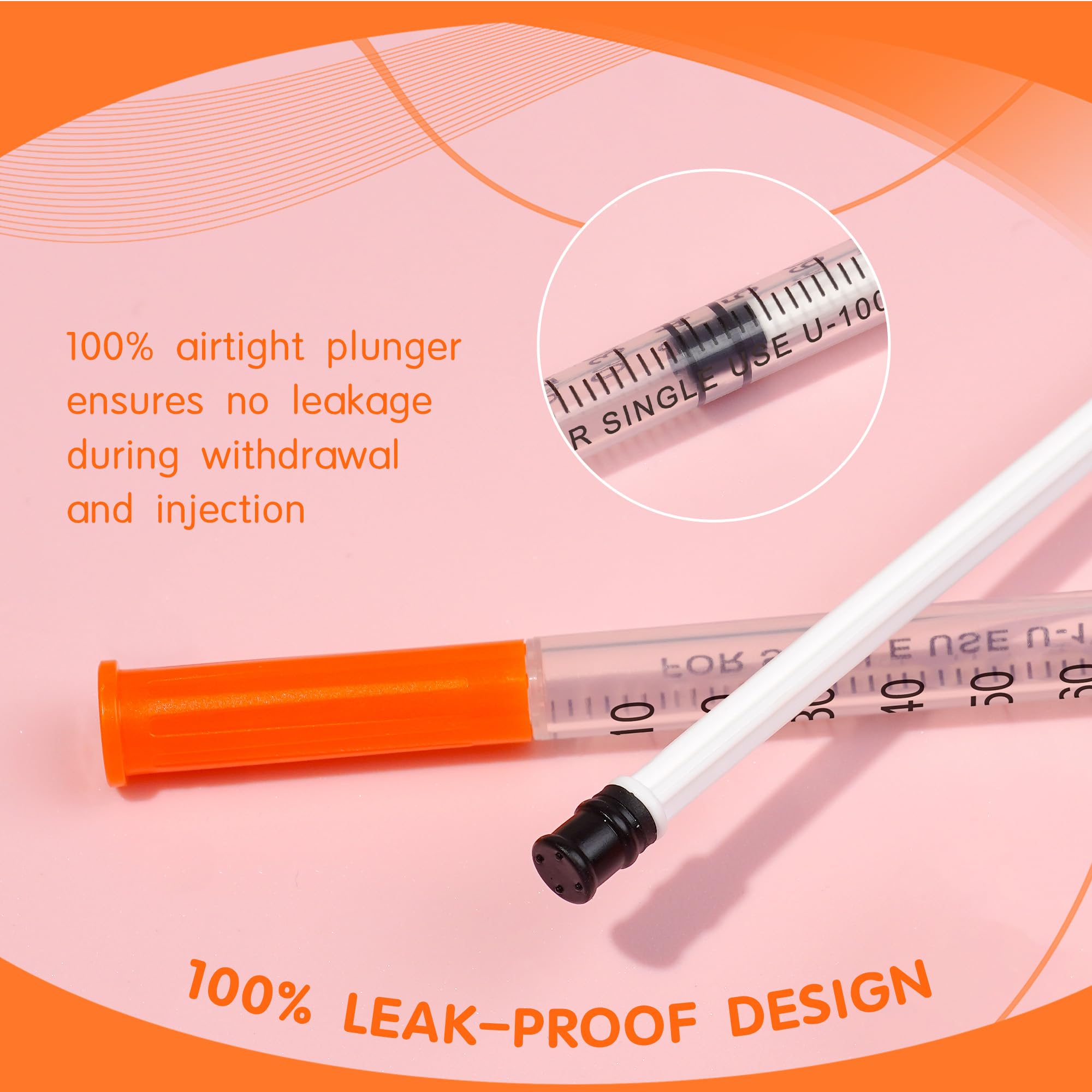 BeHerk syringe with leak-proof design for reliable containment