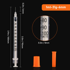 Beicok 31G 6mm needle with smooth insertion.