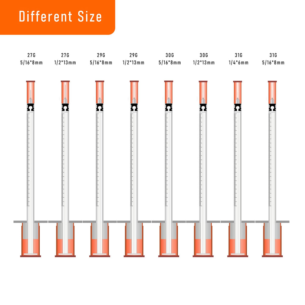 Beicok syringe with clear graduations aids easy dose reading