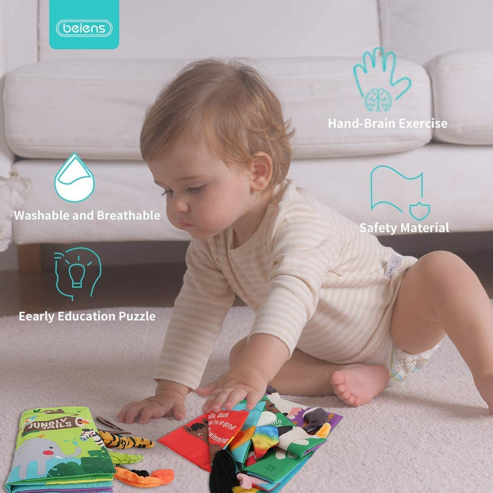 beiens travel-friendly cloth books stay engaging on trips and car rides