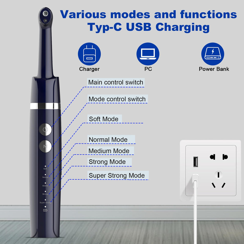 Beiermu Tooth Polisher USB rechargeable for convenient daily use.