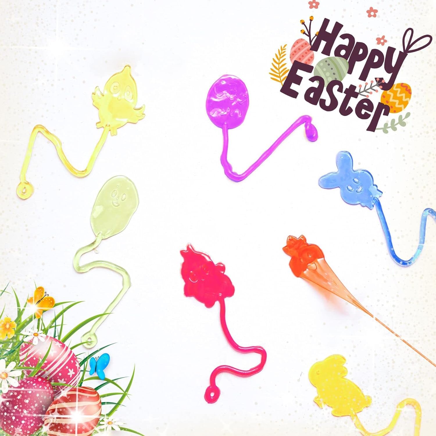 BEIGUO Easter Eggs safe non-toxic material suitable for ages 3 and up.